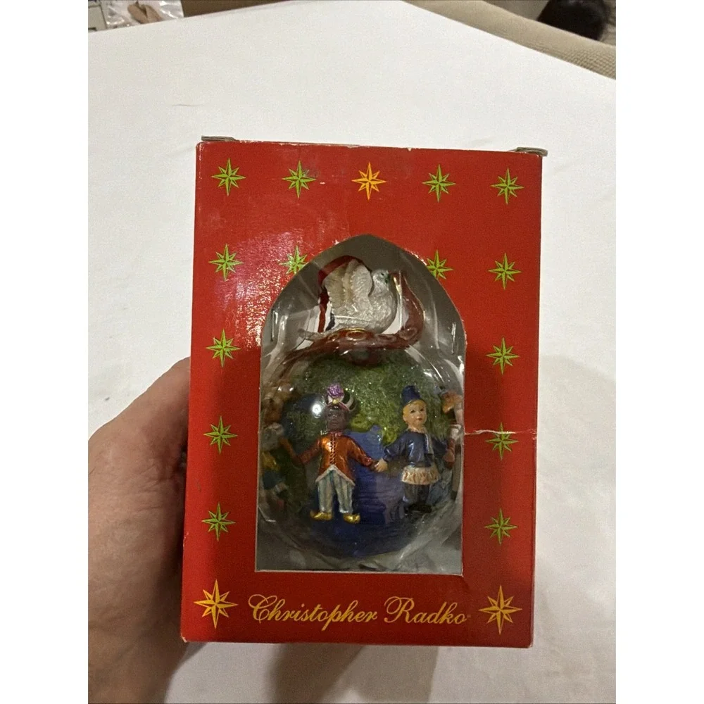 Christopher Radko Christmas Ornament Vintage‎ 2000 UNITED FOR PEACE New In Box!!